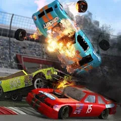 Взломанная Demolition Derby 2 (Демолиция Дерби 2)  [МОД Много денег] - полная версия apk на Андроид