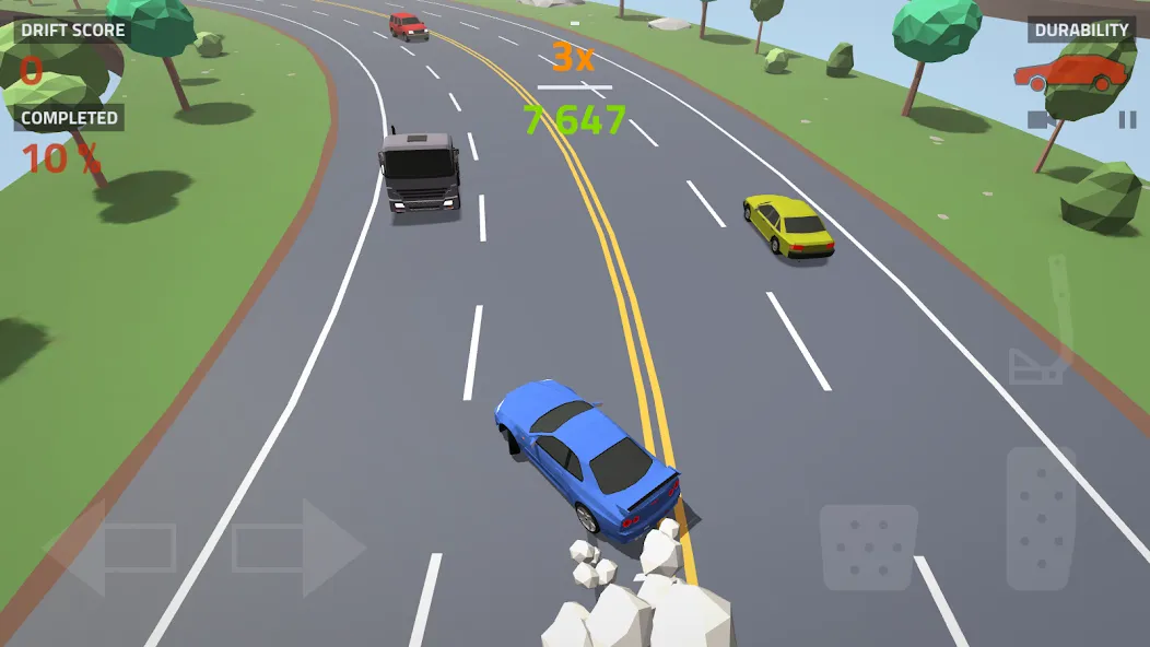 Polygon Drift: Traffic Racing (Полигон Дрифт)  [МОД Много денег] Screenshot 5