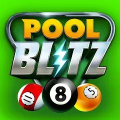 Взломанная Pool Blitz (Пул Блиц)  [МОД Бесконечные монеты] - полная версия apk на Андроид