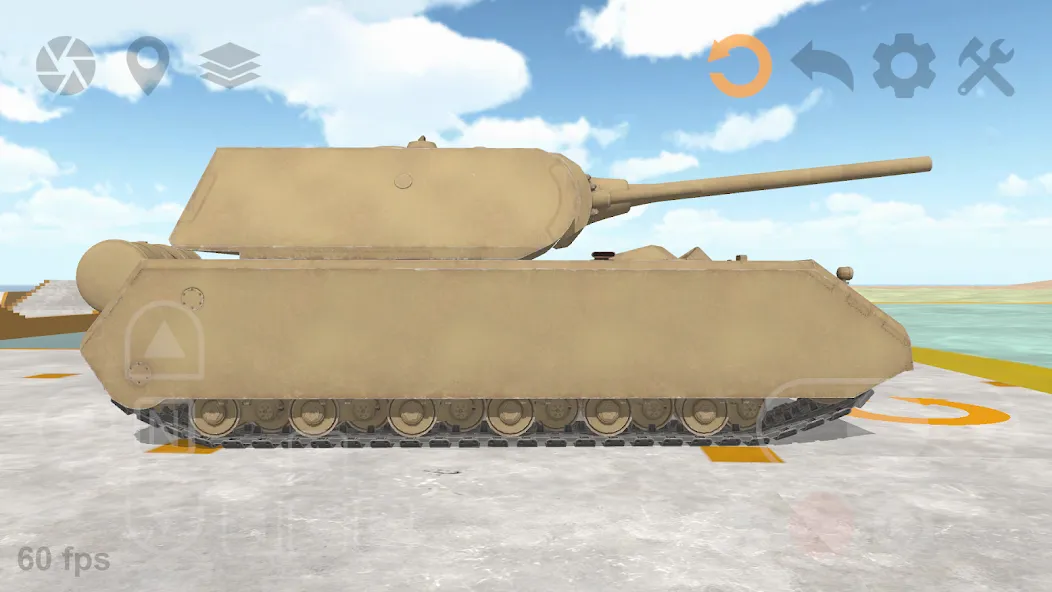 Tank Physics Mobile Vol.3  [МОД Много денег] Screenshot 5