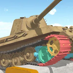 Скачать взлом Tank Physics Mobile Vol.3  [МОД Много денег] - стабильная версия apk на Андроид