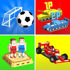 Скачать взломанную Cubic 2 3 4 Player Games (убик 2 3 4)  [МОД Menu] - последняя версия apk на Андроид