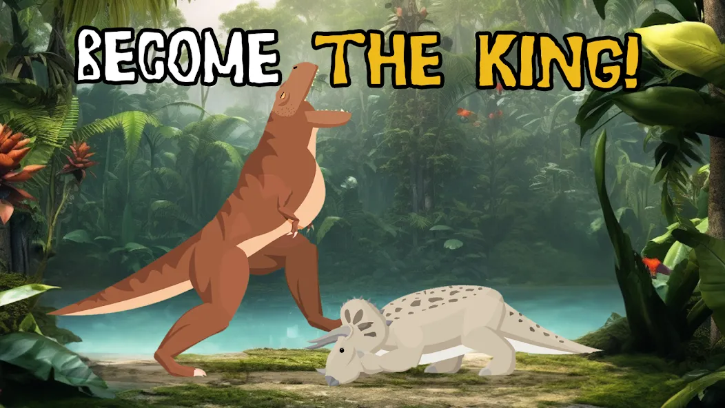 T-Rex Fights Dinosaurs  [МОД Много денег] Screenshot 4