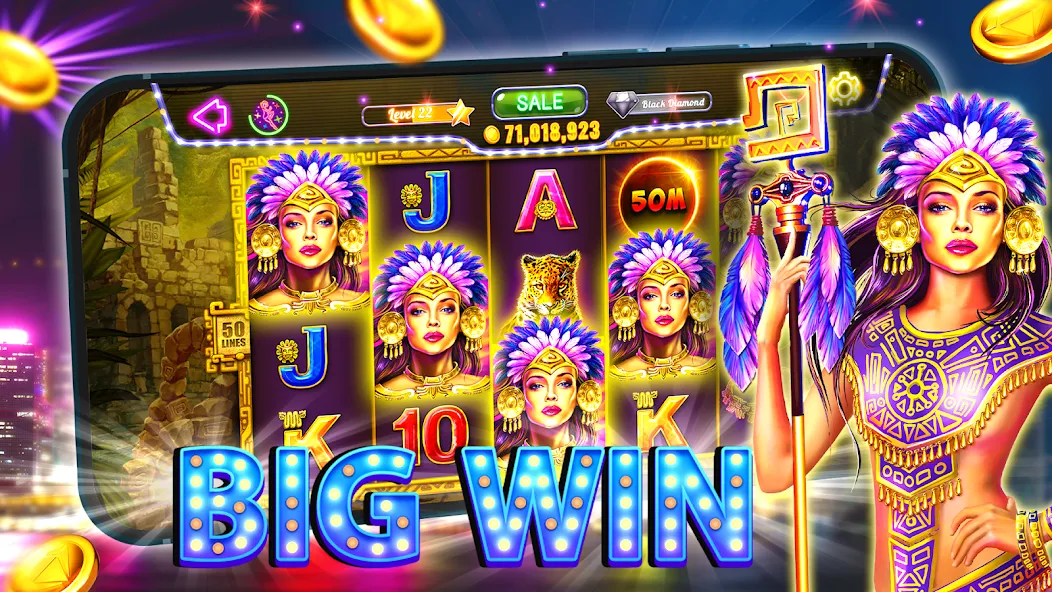 Old Vegas Slots - Casino 777 (Олд Вегас Слотс)  [МОД Много денег] Screenshot 1