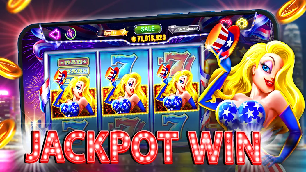 Old Vegas Slots - Casino 777 (Олд Вегас Слотс)  [МОД Много денег] Screenshot 5