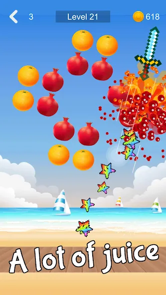 Fruit Sniper (Фрут Снайпер)  [МОД Unlocked] Screenshot 2