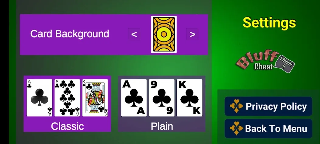 Bluff Card Game (Блеф карточная игра)  [МОД Меню] Screenshot 2