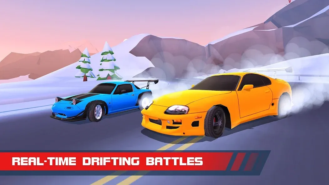 Drift Clash Online Racing (Дрифт Клаш)  [МОД Бесконечные монеты] Screenshot 2