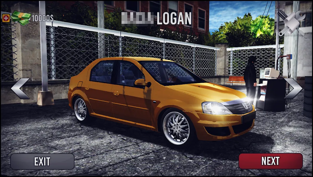 Logan Drift Simulator (Логан Дрифт Симулятор)  [МОД Unlimited Money] Screenshot 1