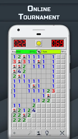 Minesweeper GO - classic game  [МОД Много монет] Screenshot 2