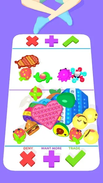 Fidget Trading 3D Fidget Toys (Фиджет Трейдинг 3D Фиджет Игрушки)  [МОД Unlocked] Screenshot 3