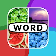 Взлом 4 Pics 1 Word: Guessing Games  [МОД Много денег] - стабильная версия apk на Андроид