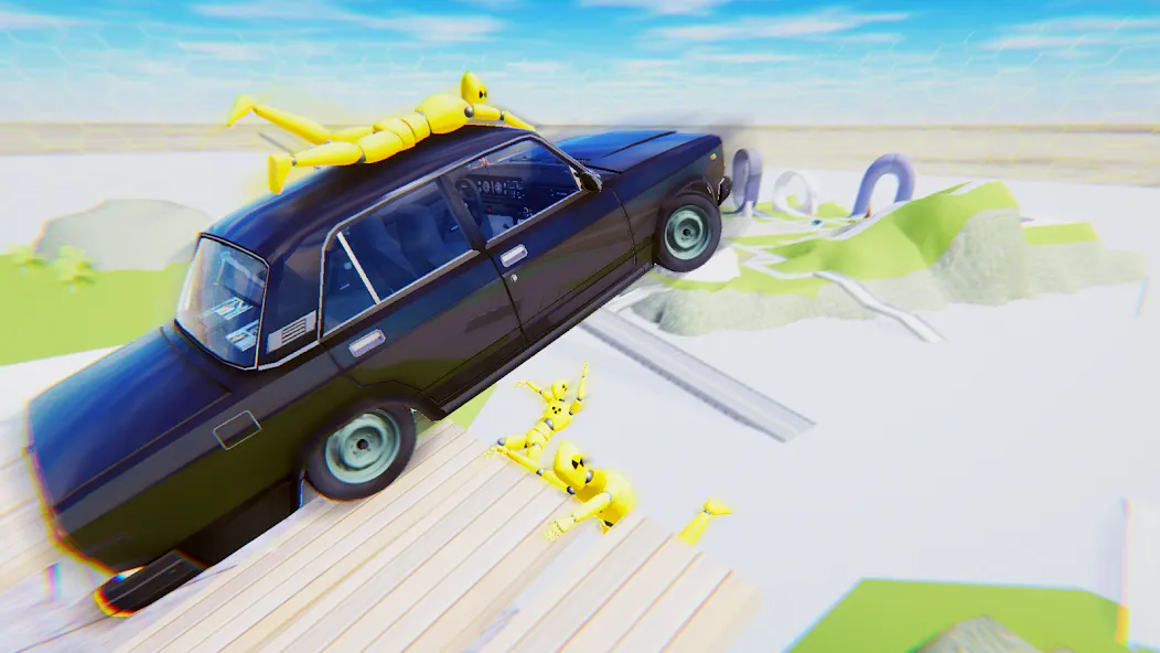 VAZ Crash Test Simulator 2  [МОД Бесконечные деньги] Screenshot 5