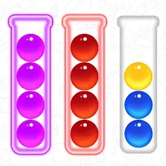 Взлом Ball Sort - Color Puzzle Game (Болл Сорт)  [МОД Меню] - полная версия apk на Андроид