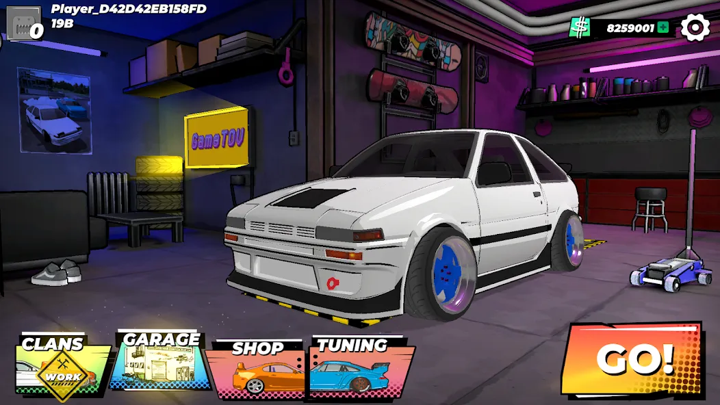 Drift King: Online (Дрифт Кинг)  [МОД Unlimited Money] Screenshot 2