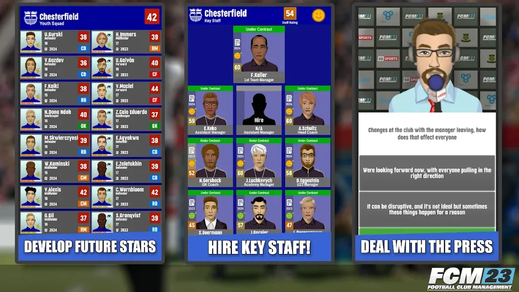 FCM23 Soccer Club Management (Футбольное клубное управление 2023)  [МОД Unlocked] Screenshot 4