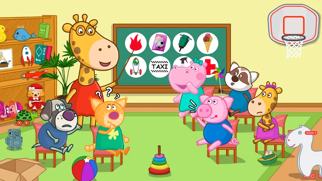 Professions for kids  [МОД Бесконечные деньги] Screenshot 1