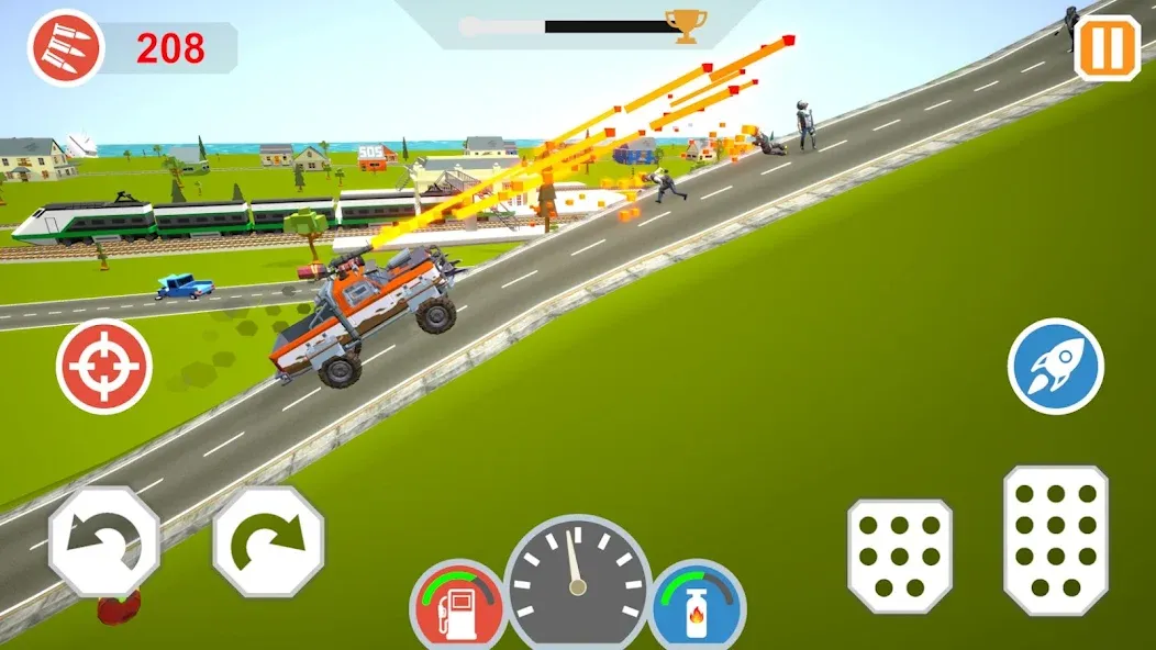 Zombie Cars Crush: Racing Die (Зомби Карс)  [МОД Много монет] Screenshot 5