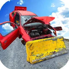 Скачать взломанную Car Crash Extreme  [МОД Unlocked] - стабильная версия apk на Андроид