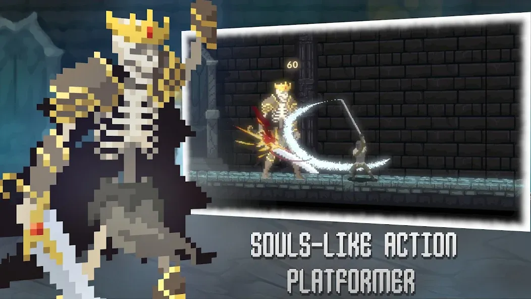 Deathblaze Action Platformer (Смертельное пламя Экшен Платформер)  [МОД Много денег] Screenshot 1