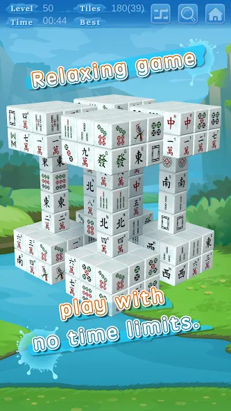 Stacker Mahjong 3D (Стаккер Маджонг 3Д)  [МОД Меню] Screenshot 4