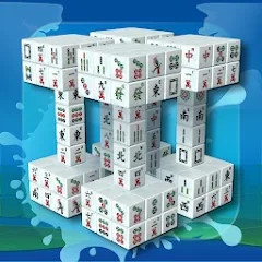 Взломанная Stacker Mahjong 3D (Стаккер Маджонг 3Д)  [МОД Меню] - полная версия apk на Андроид