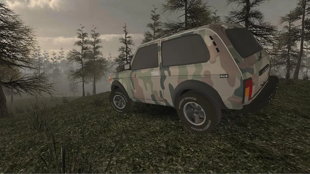 Forest Roads. Niva  [МОД Меню] Screenshot 5