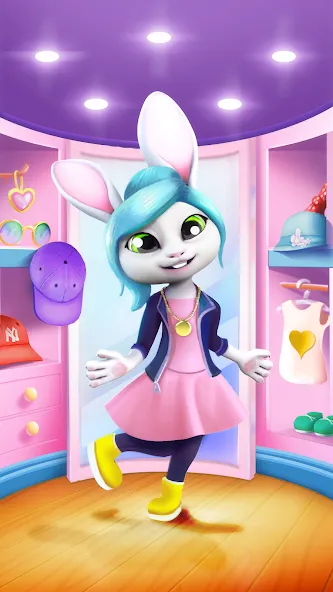 Bu Bunny - Cute pet care game  [МОД Много денег] Screenshot 5