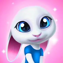 Взломанная Bu Bunny - Cute pet care game  [МОД Много денег] - стабильная версия apk на Андроид