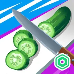 Скачать взлом Super Slices Robux Roblominer (упер Слайсес Робукс Робломайнер)  [МОД Меню] - последняя версия apk на Андроид