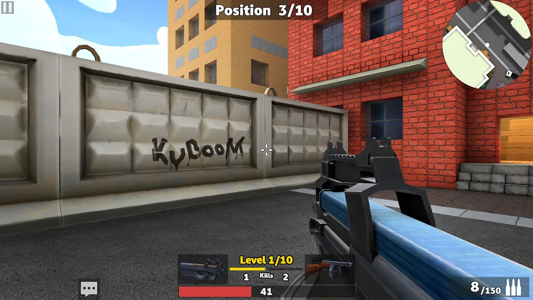 KUBOOM 3D: FPS Shooting Games  [МОД Бесконечные деньги] Screenshot 1