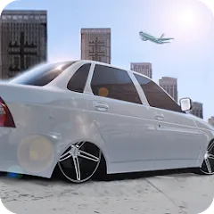 Скачать взломанную Russian Cars: Priorik  [МОД Много денег] - полная версия apk на Андроид