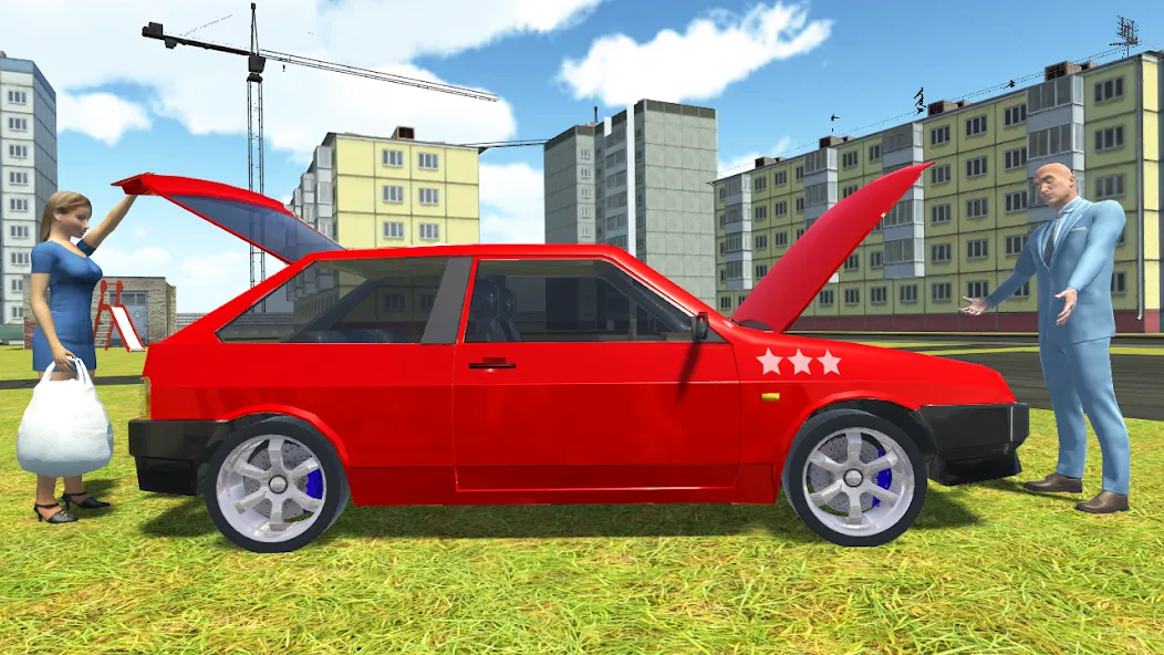 Russian Cars Simulator  [МОД Меню] Screenshot 3