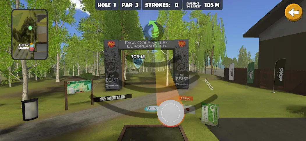 Disc Golf Valley (Диск Гольф Вэлли)  [МОД Меню] Screenshot 1