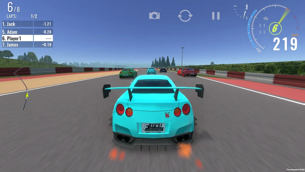 First Racer (Фрст Рейсер)  [МОД Все открыто] Screenshot 1