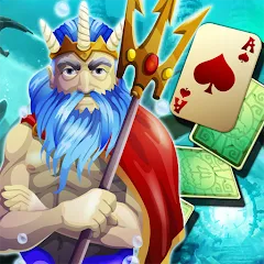 Скачать взлом Solitaire Atlantis (олитэр Атлантис)  [МОД Unlimited Money] - стабильная версия apk на Андроид