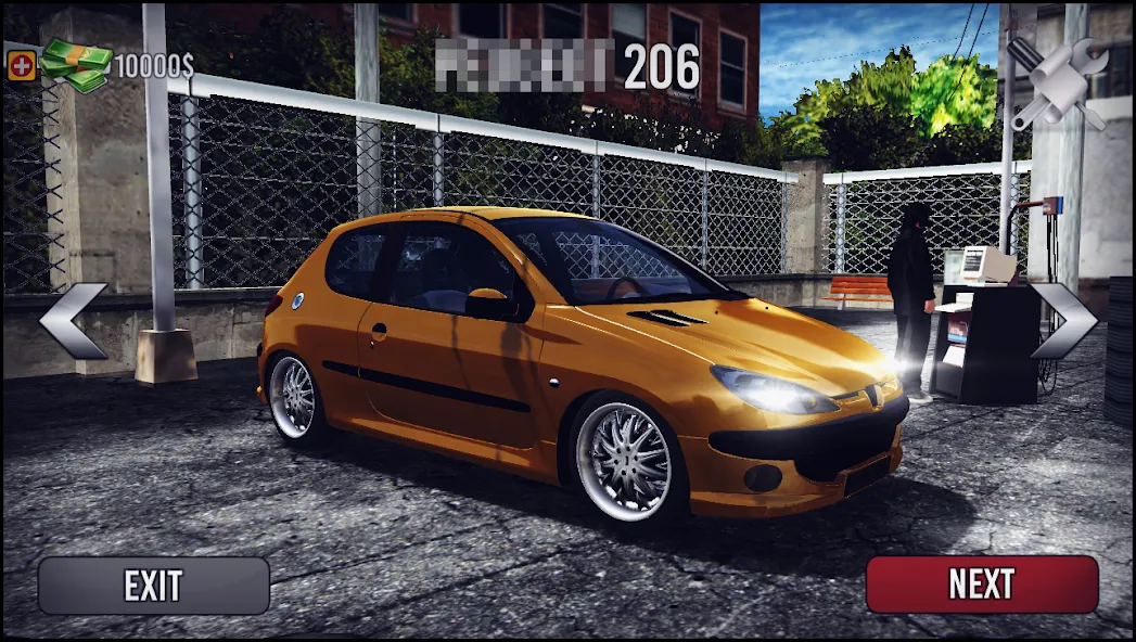 206 Drift Simulator (Дрифт Симулятор)  [МОД Меню] Screenshot 1