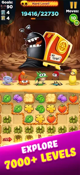 Best Fiends - Match 3 Puzzles (Бест Фиендс)  [МОД Много монет] Screenshot 4