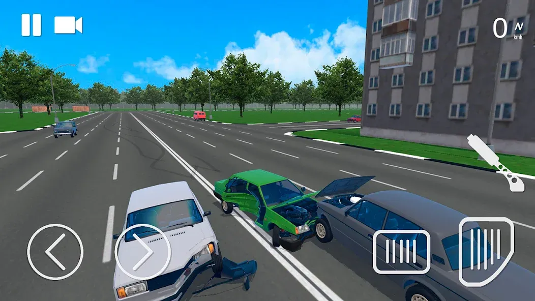 Russian Car Crash Simulator (Рашн Кар Краш Симулятор)  [МОД Mega Pack] Screenshot 1