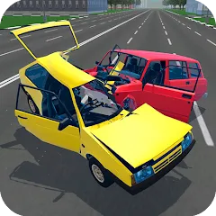 Взлом Russian Car Crash Simulator (Рашн Кар Краш Симулятор)  [МОД Mega Pack] - стабильная версия apk на Андроид