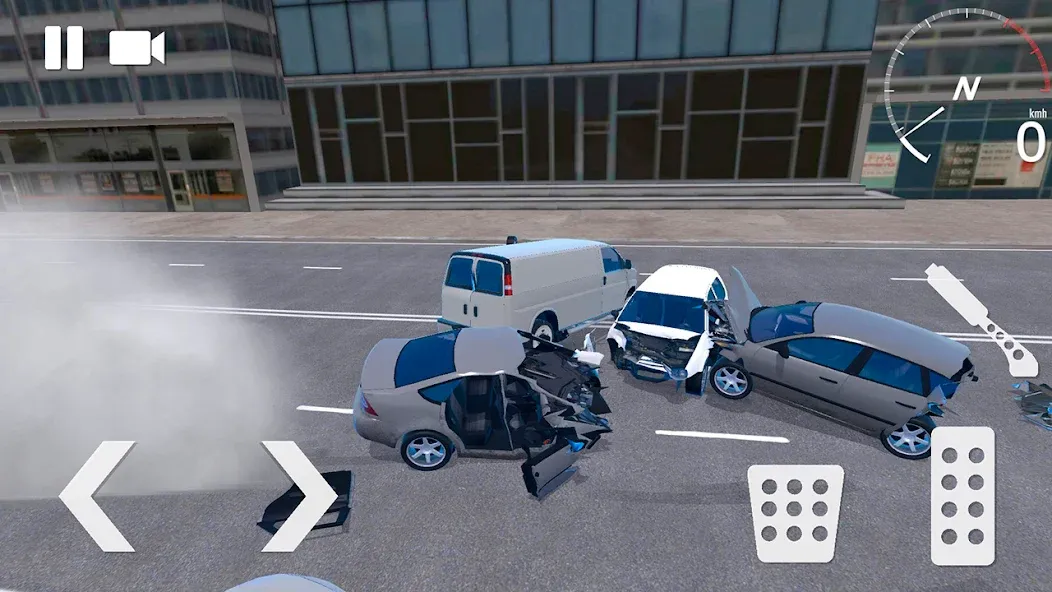 Traffic Crashes Car Crash (Трафик Краш Кар Краш)  [МОД Бесконечные монеты] Screenshot 1