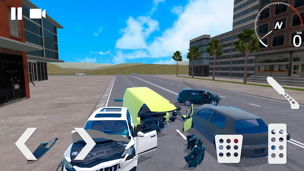 Traffic Crashes Car Crash (Трафик Краш Кар Краш)  [МОД Бесконечные монеты] Screenshot 3