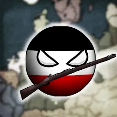 Скачать взломанную Countryball: Europe 1890 (Кантриболл)  [МОД Unlimited Money] - стабильная версия apk на Андроид