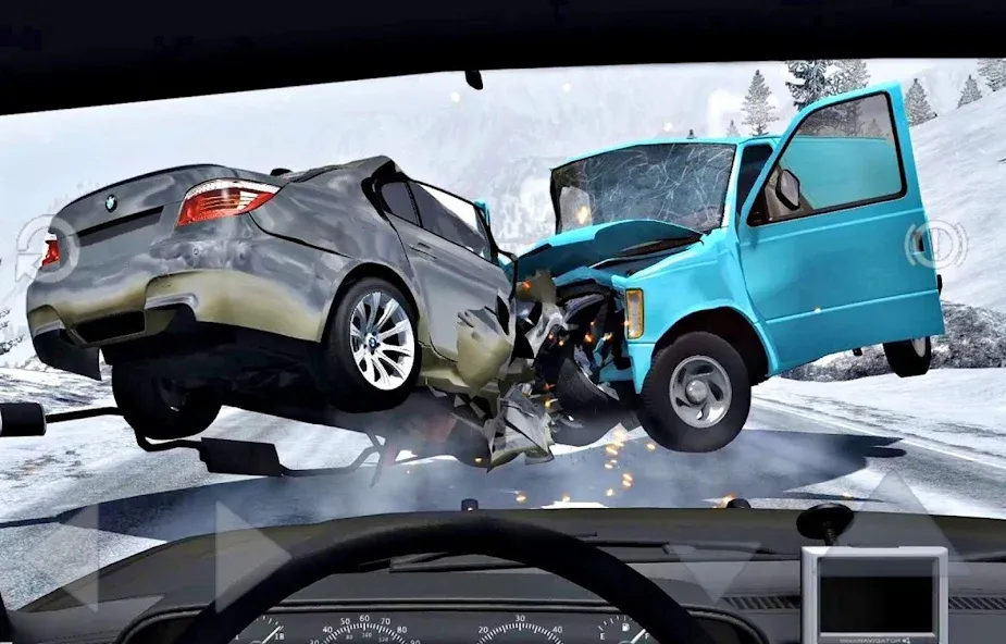 Car Crash Damage Engine Wreck (Кар Крэш Дамаг Энджин Врек)  [МОД Mega Pack] Screenshot 1