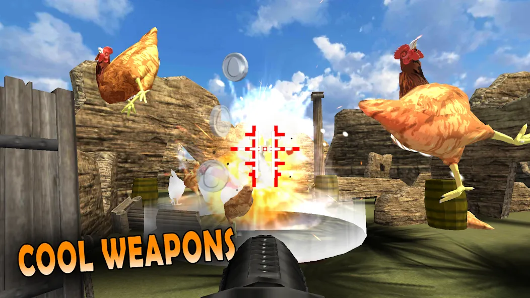 Cluck Shot: Chicken War FPS (Клак Шот)  [МОД Меню] Screenshot 4