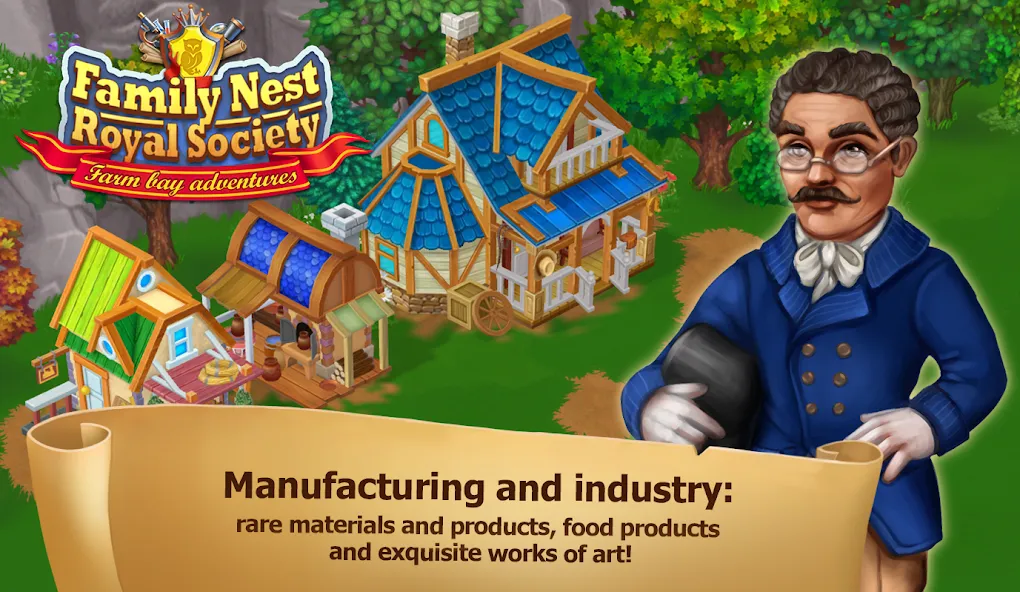 Family Nest: Royal Farms  [МОД Бесконечные монеты] Screenshot 4