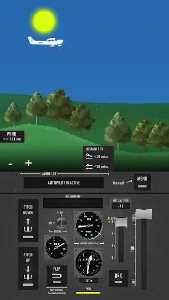 Flight Simulator 2d - sandbox  [МОД Бесконечные деньги] Screenshot 2