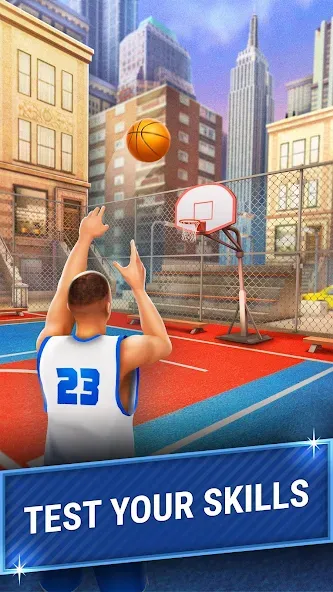 3pt Contest: Basketball Games  [МОД Много монет] Screenshot 4