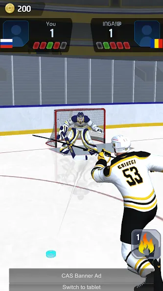 Hockey Game Stars 3D (Хоккей Гейм Старс 3D)  [МОД Mega Pack] Screenshot 4