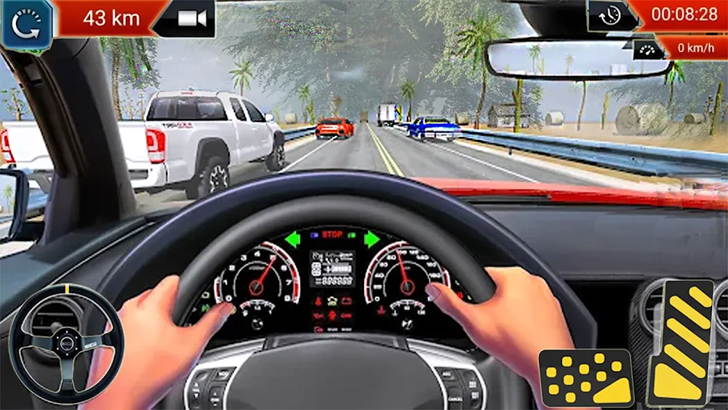 Car Highway Racing for Speed (Трафик Рейсер Трафик игры)  [МОД Бесконечные деньги] Screenshot 3